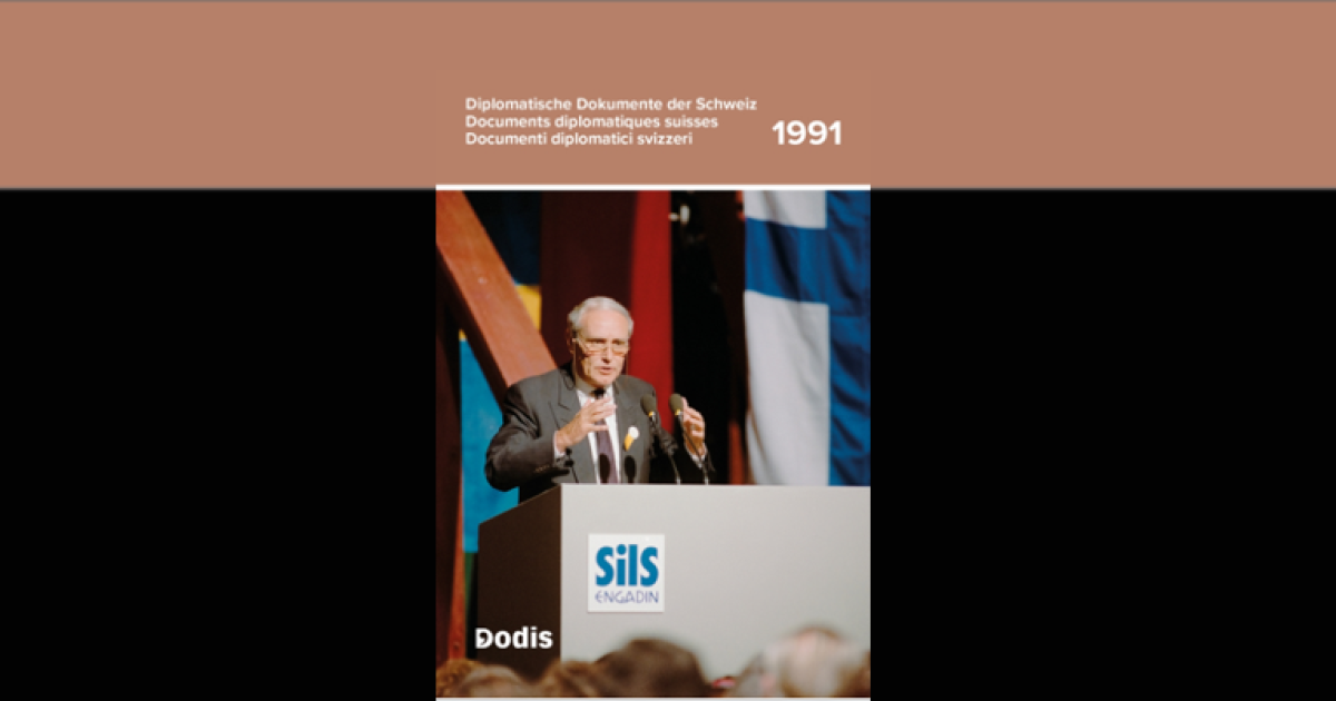 The Year 1991 in Swiss Diplomatic Documents | Wilson Center